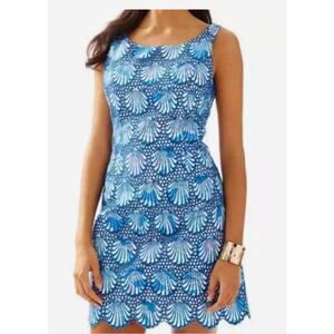 Lilly Pulitzer Aralyn Shell Eyelet Shift Dress